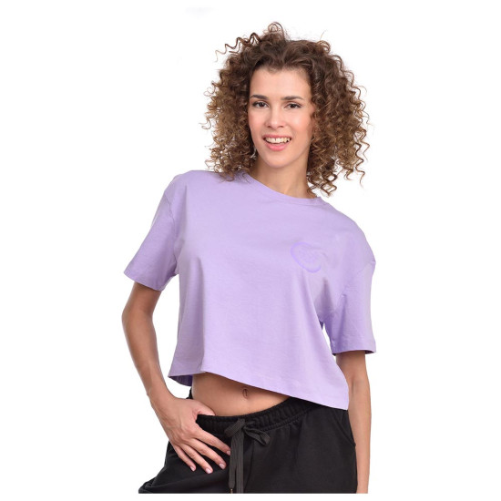 Target Γυναικεία κοντομάνικη μπλούζα Crop Top Loose
